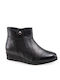 SABINO BLACK LEATHER BOOTS SB2041