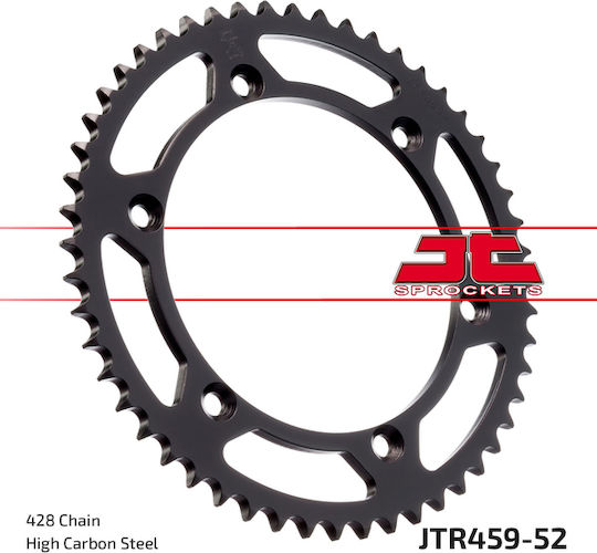 JT Sprockets Γρανάζι Πίσω 52 Δοντιών για Kawasaki KDX