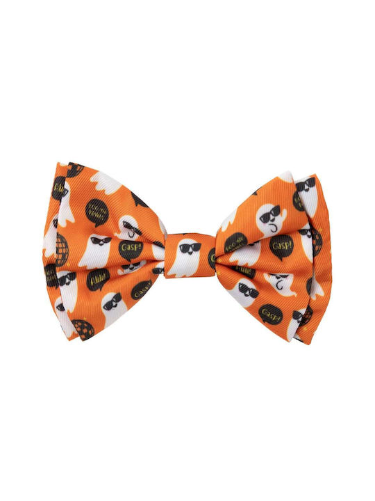 Fuzzyard Halloween Orange Dog Bow tie 10cm