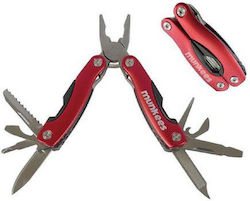 Munkees Multi Tool Πολυεργαλείο σε Κόκκινο χρώμα