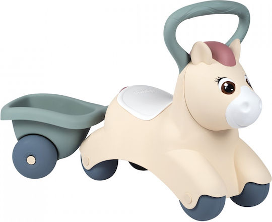 Smoby Baby Pony Animal Ride On Pentru 12+ Luni Bej