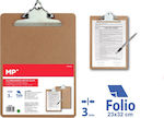 Madrid Papel Clipboard with Clamp for Paper A4 Beige 1pcs