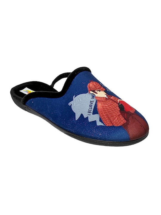 MEN'S SLIPPER MEDIES AC10440M BLUE