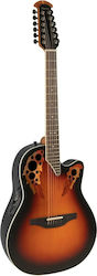 Ovation Pro Serie Semi-Akustik Gitarre Ausschnitt