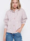 Funky Buddha Women's Knitted Cardigan with Buttons Crystal Pink