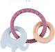 Elephant Teething Ring made of Silicone for 0 m+ 1pcs