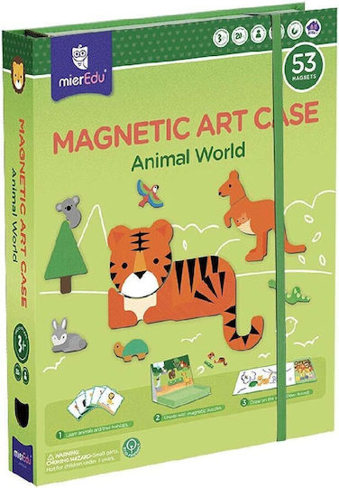 Mieredu Magnetic Construction Toy Animal World for Children Aged 3+