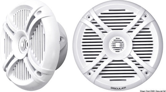Osculati Set difuzoare marine Impermeabile 6.5" cu 50W RMS Alb
