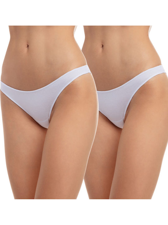 Minerva Miss Rio Βαμβακερά Femei Slip 2Pack făr...