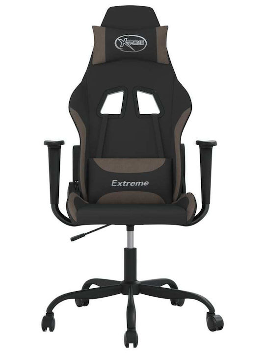 vidaXL 345471 Scaun Gaming Black/Taupe