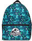 Difuzed Jurassic Park School Bag Backpack Kindergarten Blue with Water Bottle Holder