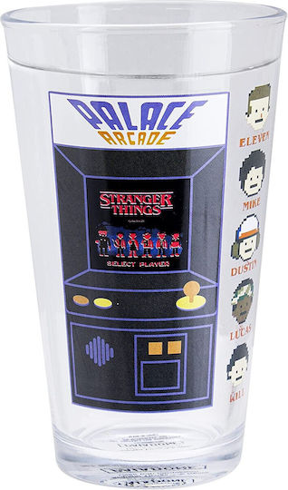 Paladone Stranger Things Water Glass from Glass 450ml
