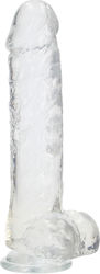 Shots Realistic Dildo With Balls Realistic Dildo With Suction Cup & Balls Ρεαλιστικό Dildo με Όρχεις και Βεντούζα Clear 25.4cm Shots Realistic Dildo With Balls Realistic Dildo With Suction Cup & Balls Ρεαλιστικό Dildo με Όρχεις και Βεντούζα Clear 25.4cm