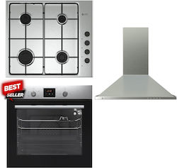 Thermogatz TGS 3311 IX + TGS 9040 IX + TGS 970 IX Εντοιχιζόμενο Σετ Οικιακών Συσκευών