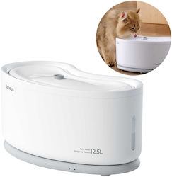 Baseus Smart Pet Water Αυτόματη Ποτίστρα/Συντριβάνι Γάτας Λευκή