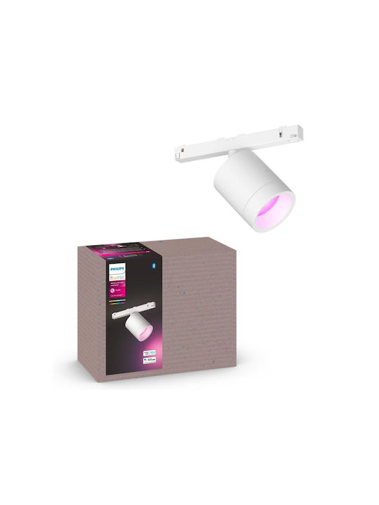 Philips Μονό LED RGB Σποτ σε Λευκό Χρώμα