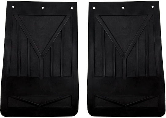 Autoline Λασπωτήρες Αυτοκινήτου Αγροτικοί 23x33cm 2τμχ