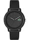 Lacoste Men's Watch 42mm Chronograph Battery with Black Rubber Strap