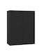 Cabinet Wall Black 69.5x34x90cm