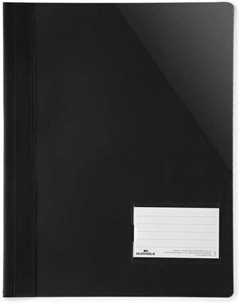 Durable Ντοσιέ с Ластик за Хартия A4 Черен Clear View 1бр