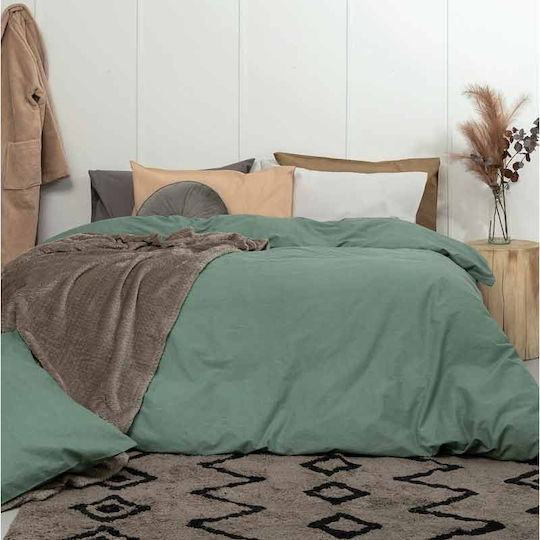 Palamaiki Etoile Σεντόνι Υπέρδιπλο με Λάστιχο 170x200+30εκ. Jade