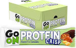 Go On Nutrition Protein Crisp Μπάρες Πρωτεΐνης με Γεύση Peanut Caramel 24x50gr