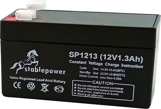 Stablepower SP1213 UPS Battery with Capacity 1.3Ah and Voltage 12V 1pcs