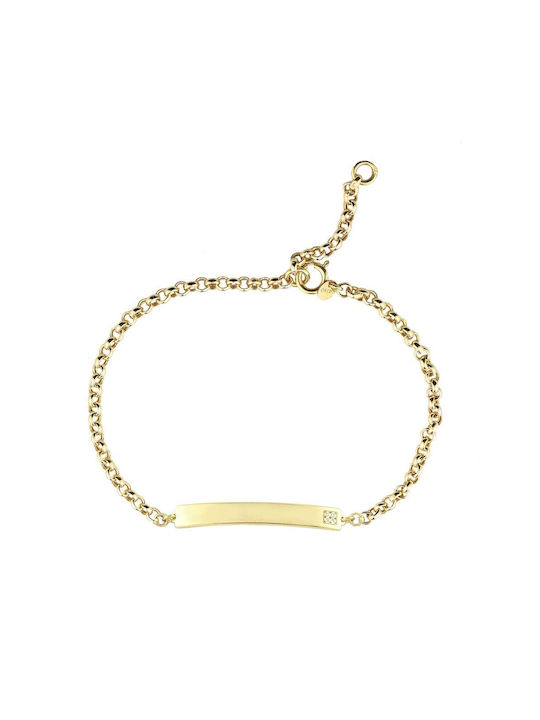 Children's Bracelet-Identity VITOPOULOS Gold 14K