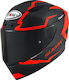 Suomy Track-1 Design 07 Reaction Anthracite/Red Κράνος Μηχανής Full Face ECE 22.06