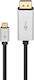 Goobay USB 2.0 Cable USB-C Male - DisplayPort Black 2m