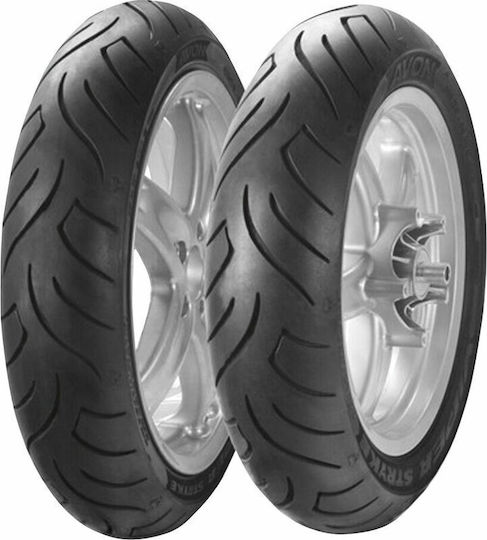 Avon AM63 Viper Stryke 80/90-14 40S Tubeless Motorradreifen Vorderseite