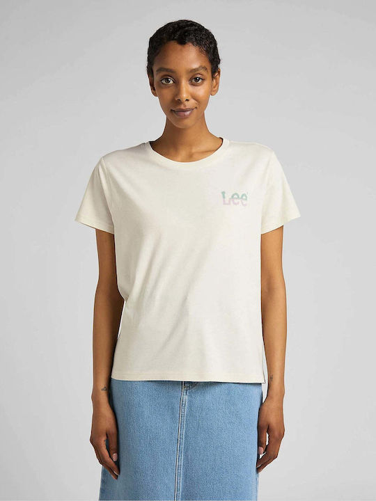 Lee Women's T-shirt Beige