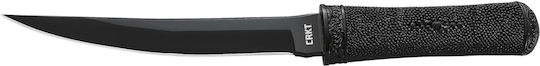 Columbia River Knives Hissatsu Fixed Нож Образователен Черен в Калъф