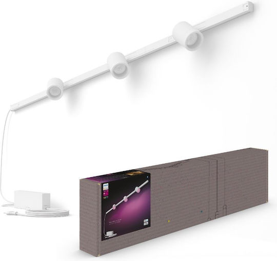 Philips Triple LED Warm White Spot in White Color