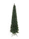 Super Utah Christmas Slim Green Tree with Metallic Base and Built in Branches H210cm