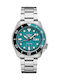 Seiko 5 Sports SKX Men's Watch 39mm Chronograph Automatic with Silver Metal Bracelet