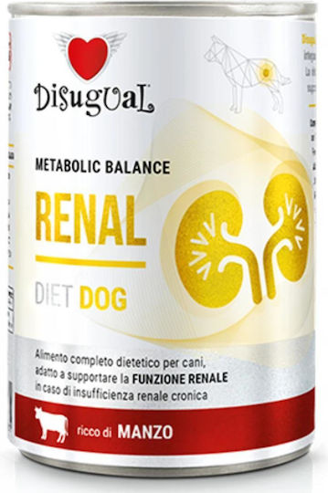 Disugual Renal Υγρή Τροφή Σκύλων σε Κονσέρβα Διαίτης με Βοδινό και Κρέας Διαίτης 400gr