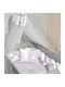 Baby Oliver Baby Mosquito Net for Room Cotton Gray 250x300cm