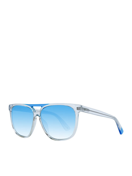 Web Men's Sunglasses with Transparent Plastic F...