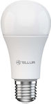 Tellur Bec inteligent LED 9W pentru Soclu E27 Alb reglabil 820lm Reglabil în intensitate