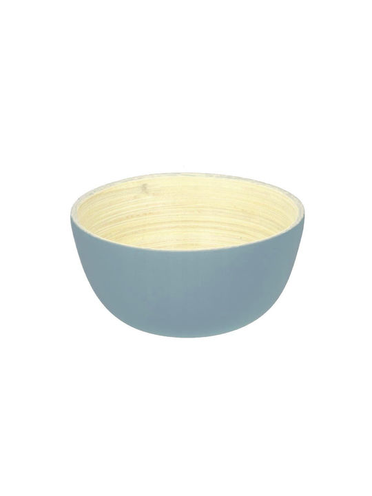 Aria Trade Bamboo Serving Bowl Blue with Diameter 10cm 1pcs