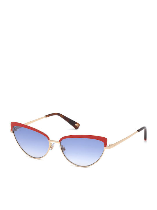 Web Women's Sunglasses with Multicolour Metal F...