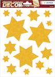 Herma Aufkleber Window Decor Stars Gold