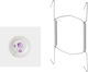 Metaltex Plate Wall Hanger Stand
