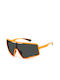 Polaroid Sunglasses with Orange Plastic Frame and Gray Polarized Lens PLD7045/S 2M5/M9