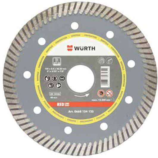 Wurth Turbo Schneidscheibe Baumaterialien 230mm
