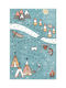 Balsan Indian Kinder Teppich Blau 160x230cm