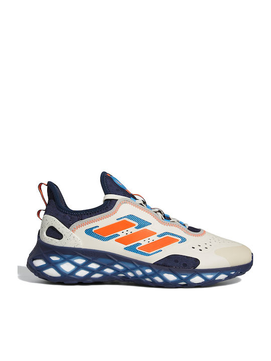 adidas Web Boost Мъжки Маратонки Core White / I...