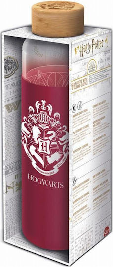 Stor Harry Potter Бутилка за Вода Стъкло с винтова капачка Червен 585мл