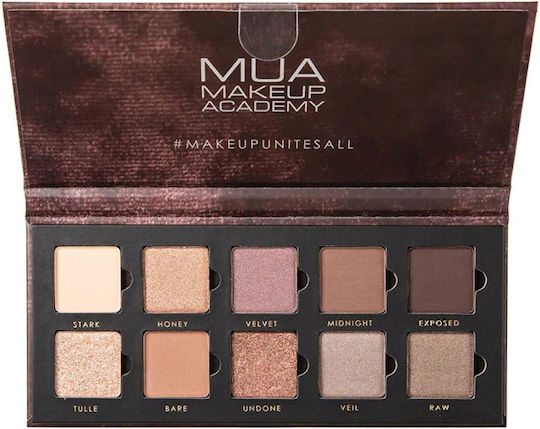 MUA Velvet Nudes Палитра със Сенки за Очи в Пресована Форма 11гр